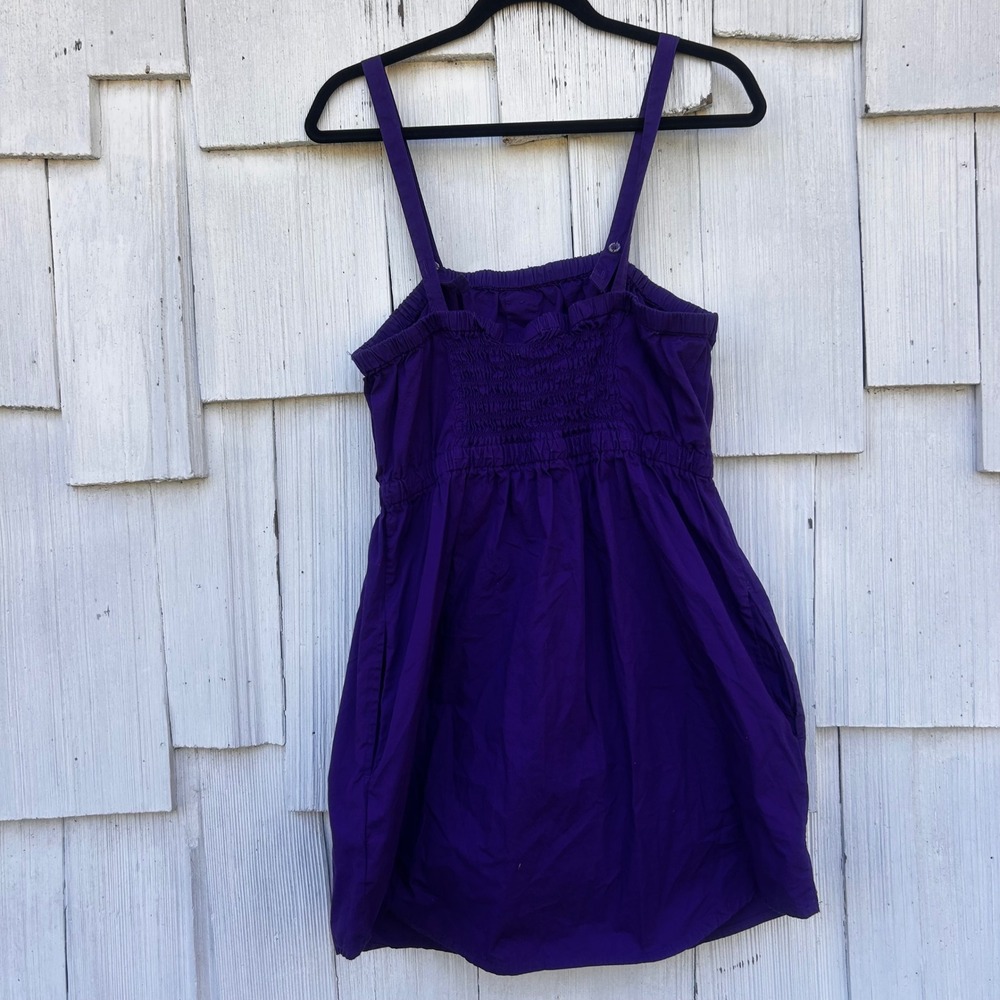 Columbia LSU Tigers Purple‎ Button Front PFG Style Dress Womens XL Cotton - Picture 7 of 10